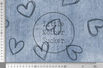 Lade das Bild in den Galerie-Viewer, Design "Jeansoptik LMS Herzen Denim" 0,5 m
