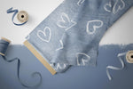 Lade das Bild in den Galerie-Viewer, Design "Jeansoptik LMS Herzen Denim" 0,5 m
