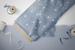 Lade das Bild in den Galerie-Viewer, Design "Jeansoptik" Washed Herzchen 0,5 m
