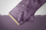 Lade das Bild in den Galerie-Viewer, Premium BIO French Terry "Jeansoptik" Mauve Splash 0,5 m
