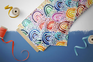 Supersoft Premium Jersey "Rainy Rainbows" 0,5 m