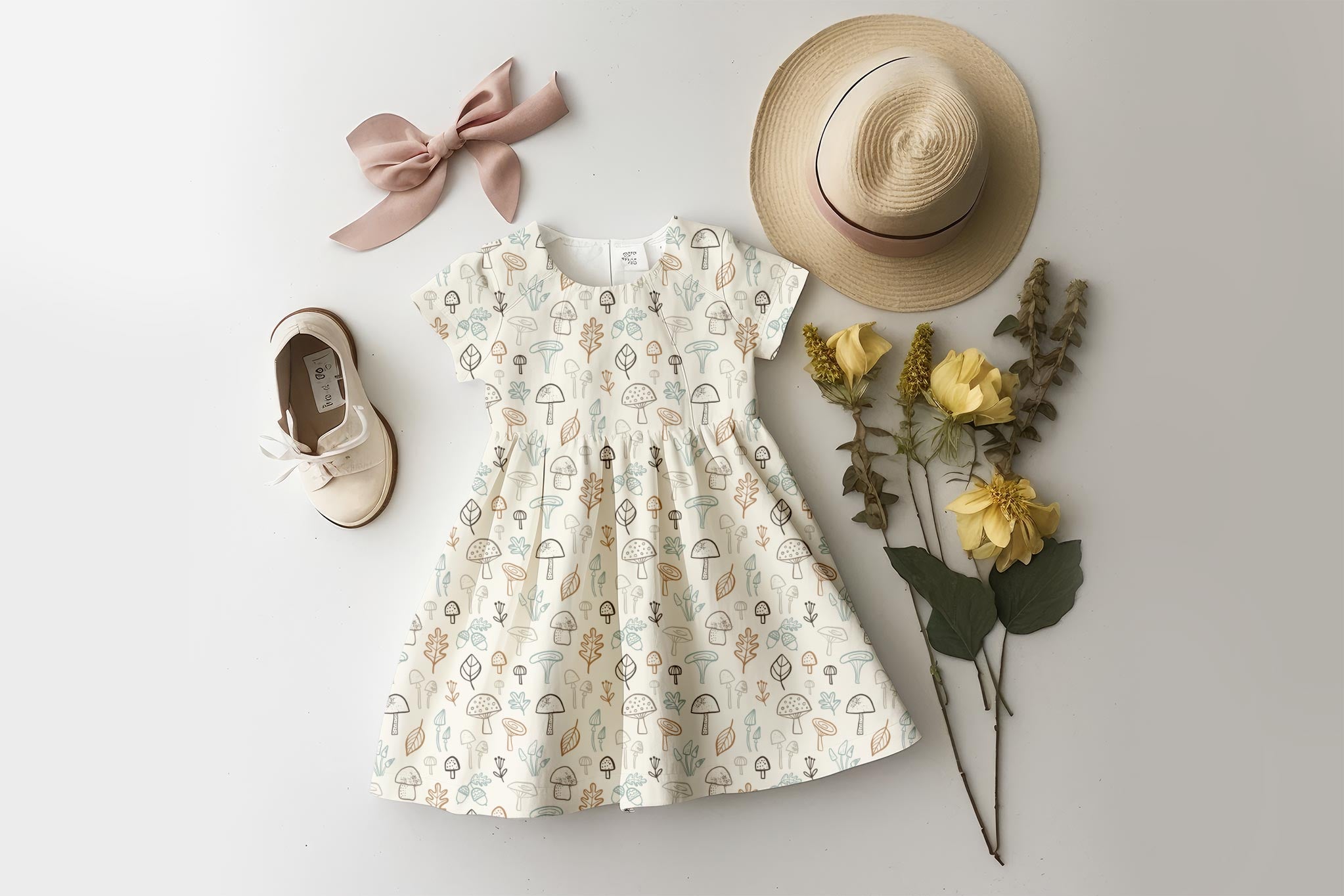 Supersoft Premium BIO Jersey "Feeling Mushy" Pilze Farbe 0,5 m