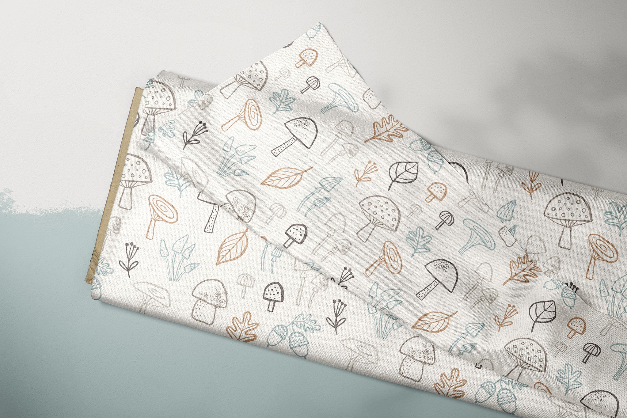 Supersoft Premium BIO Jersey "Feeling Mushy" Pilze Farbe 0,5 m