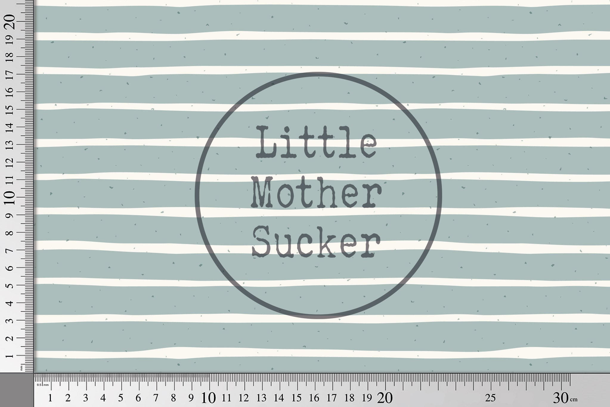 Supersoft Premium BIO Jersey "Feeling Mushy" Streifen Mint 0,5 m