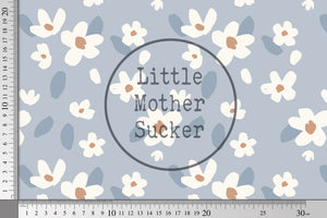 Supersoft Premium Jersey "Oopsie Daisy" blue groß 0,5 m