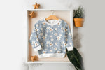 Lade das Bild in den Galerie-Viewer, Supersoft Premium Jersey &quot;Oopsie Daisy&quot; blue groß 0,5 m

