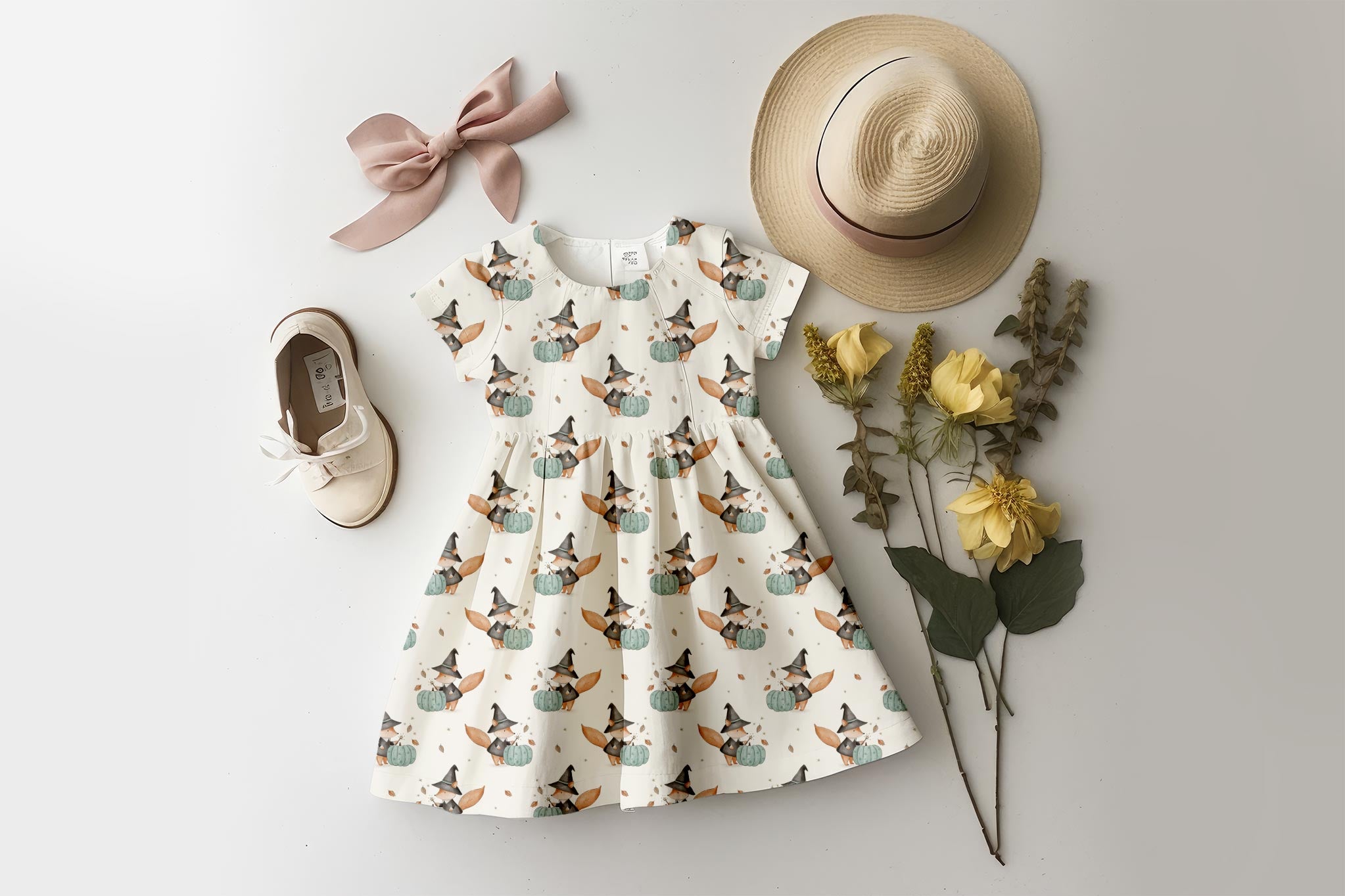 Supersoft Premium BIO French Terry "Witch Fox" 0,5 m