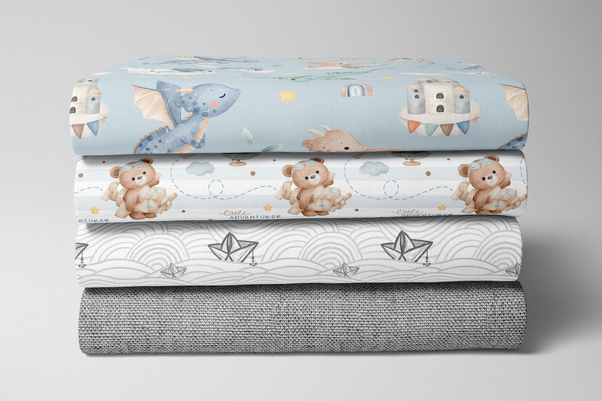 Reste Paket "Nummer 021" 4 x 70 cm BIO Jersey