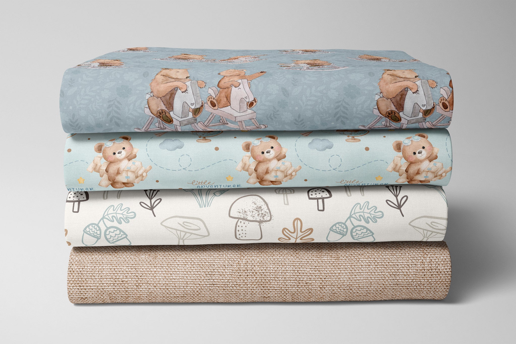 Reste Paket "Nummer 022" 4 x 70 cm BIO Jersey