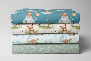 Reste Paket "Nummer 025" 4 x 1 m BIO French Terry