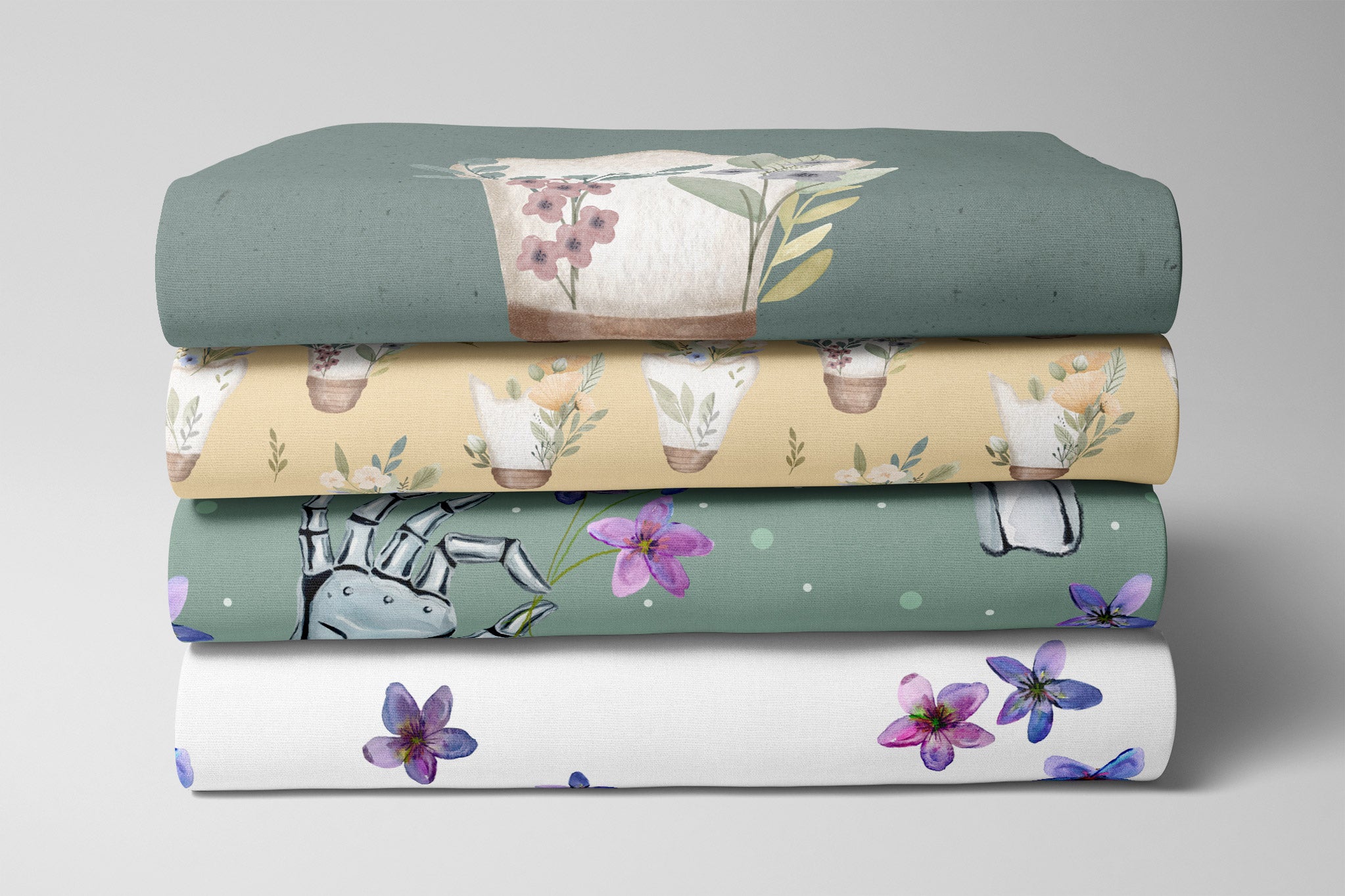 Reste Paket "Nummer 031" 4 x 1 m BIO French Terry