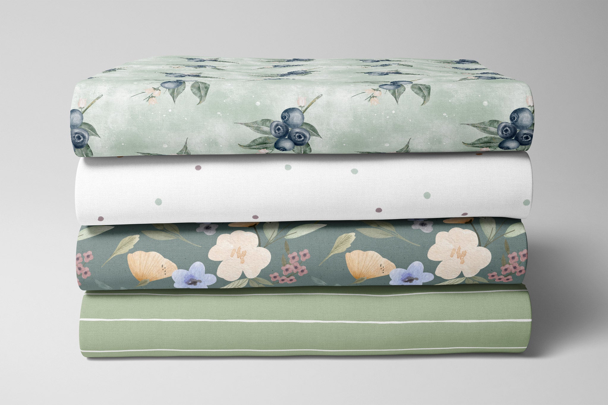 Reste Paket "Nummer 032" 4 x 0,5 m BIO French Terry