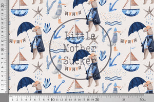 Reste Paket "Nummer 033" 4 x 0,5 m BIO French Terry