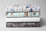 Lade das Bild in den Galerie-Viewer, Reste Paket &quot;Nummer 033&quot; 4 x 0,5 m BIO French Terry
