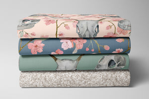 Reste Paket "Nummer 034" 4 x 0,5 m BIO French Terry