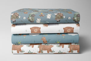Reste Paket "Nummer 036" 4 x 0,5 m BIO French Terry