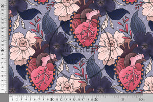 Reste Paket "Nummer 041" 4 x 0,5 m BIO French Terry