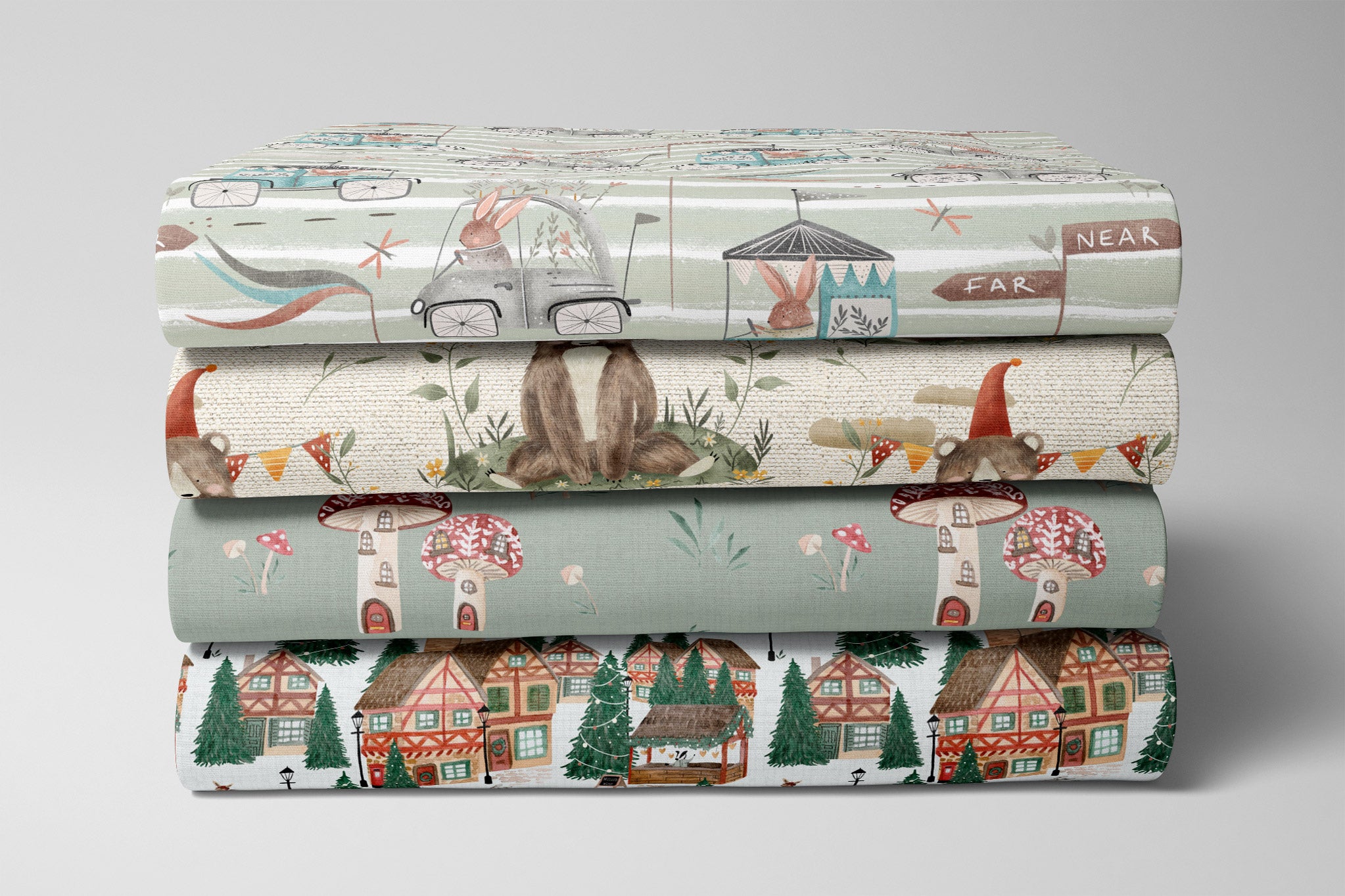 Reste Paket "Nummer 042" 4 x 0,5 m BIO French Terry