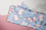 Lade das Bild in den Galerie-Viewer, Supersoft Premium BIO Jersey "Kochika" Schmetterlinge groß 0,5 m
