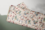 Lade das Bild in den Galerie-Viewer, Supersoft Premium BIO French Terry "Winter Pinguin" klein 0,5 m

