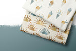 Lade das Bild in den Galerie-Viewer, BIO Jersey &quot;Good Vibes&quot; COLLECTION 0,5 m Lager
