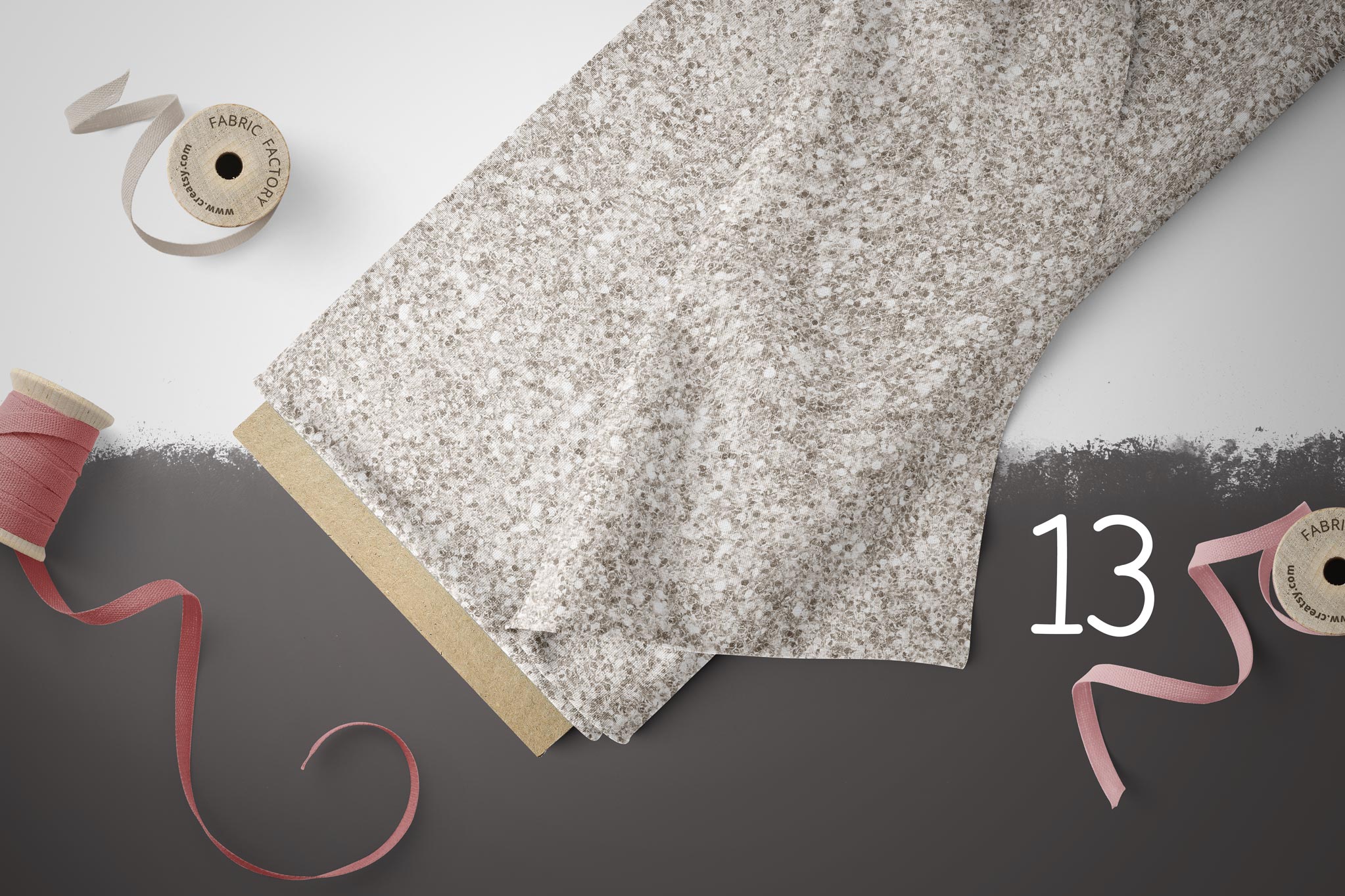 Lycra "Fluffy Fluff" Glitter silber 0,5 m