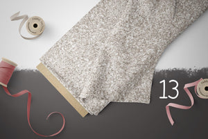 Lycra "Fluffy Fluff" Glitter silber 0,5 m