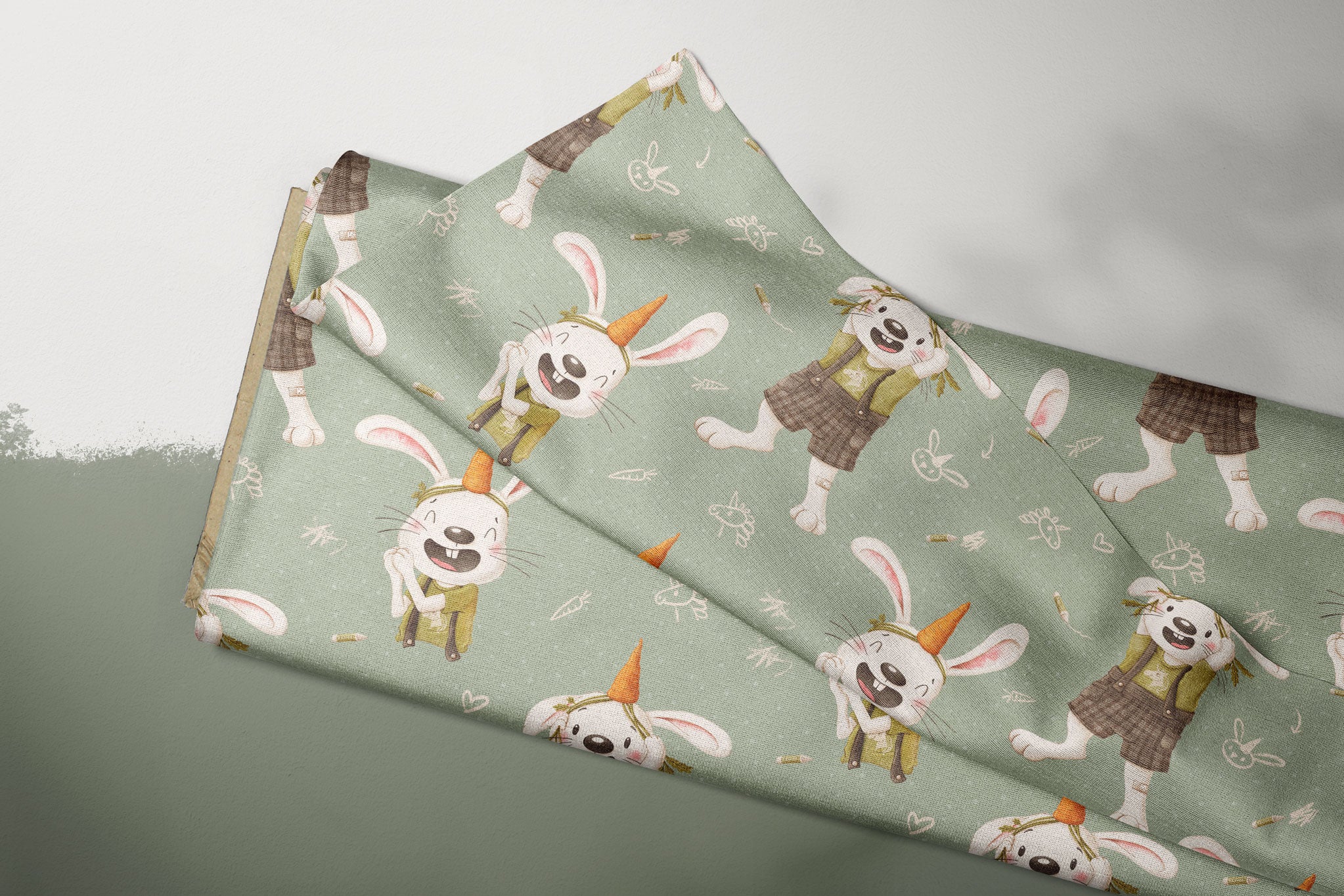 Supersoft Premium French Terry "Einhorn Hase" Hase 0,5 m B-Ware
