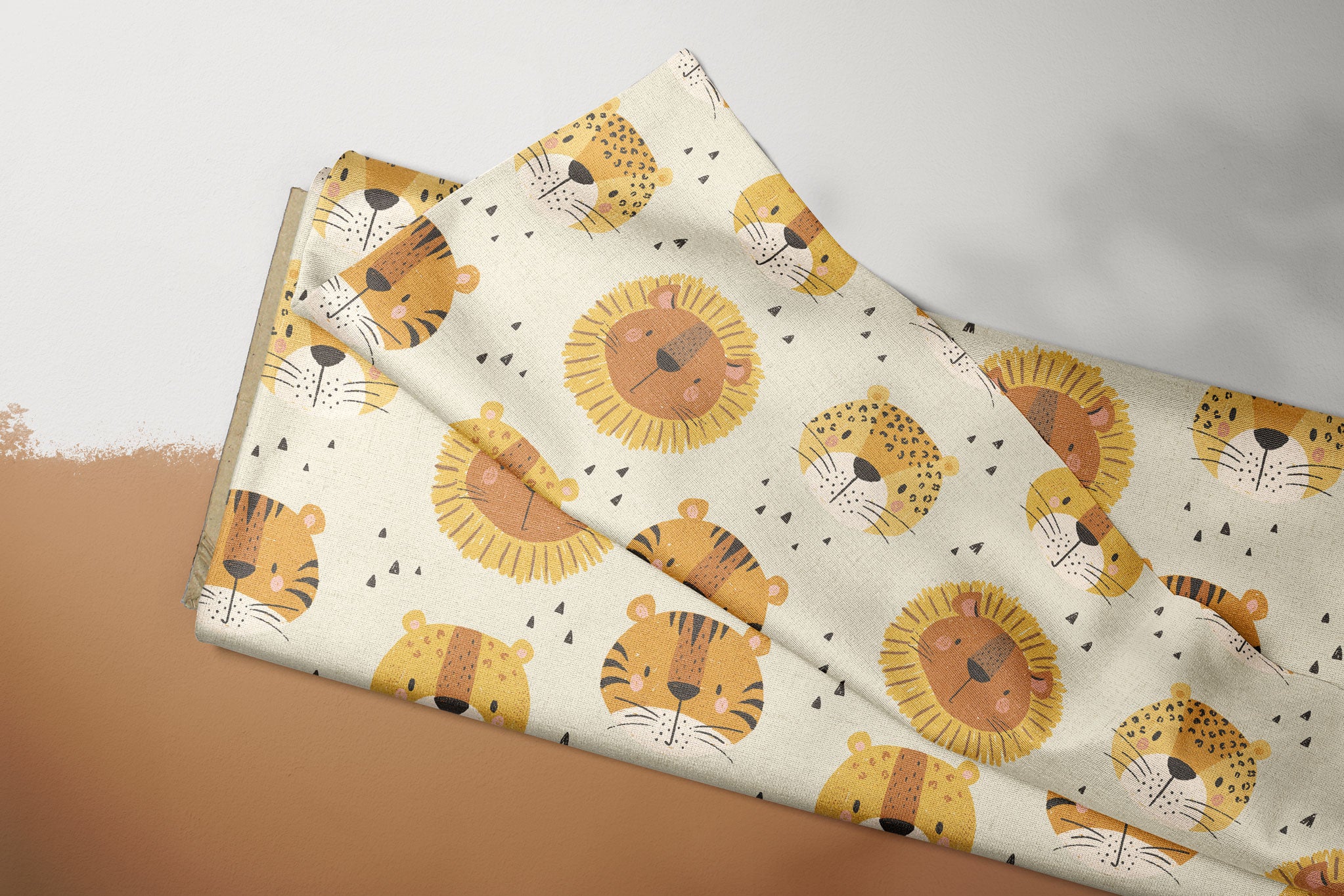 Supersoft Premium Jersey "Safari Katzen" 0,5 m