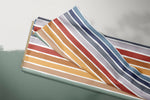 Lade das Bild in den Galerie-Viewer, Supersoft Premium BIO Jersey &quot;Messy Stripes&quot; neutral groß 0,5 m
