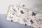 Lade das Bild in den Galerie-Viewer, Supersoft Premium BIO French Terry "Cats and Dogs" Nummer 2 0,5 m
