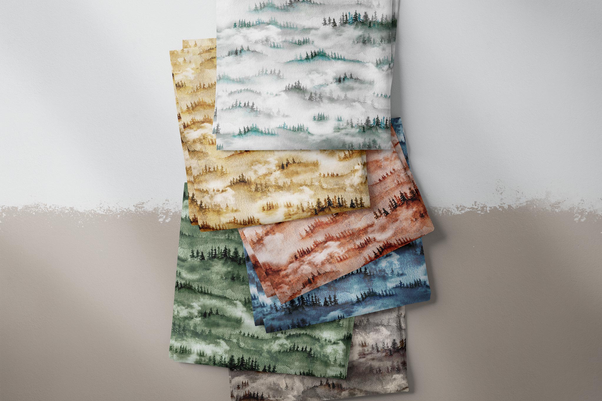 Premium BIO Jersey "Misty Forest" 0,9 m Rest