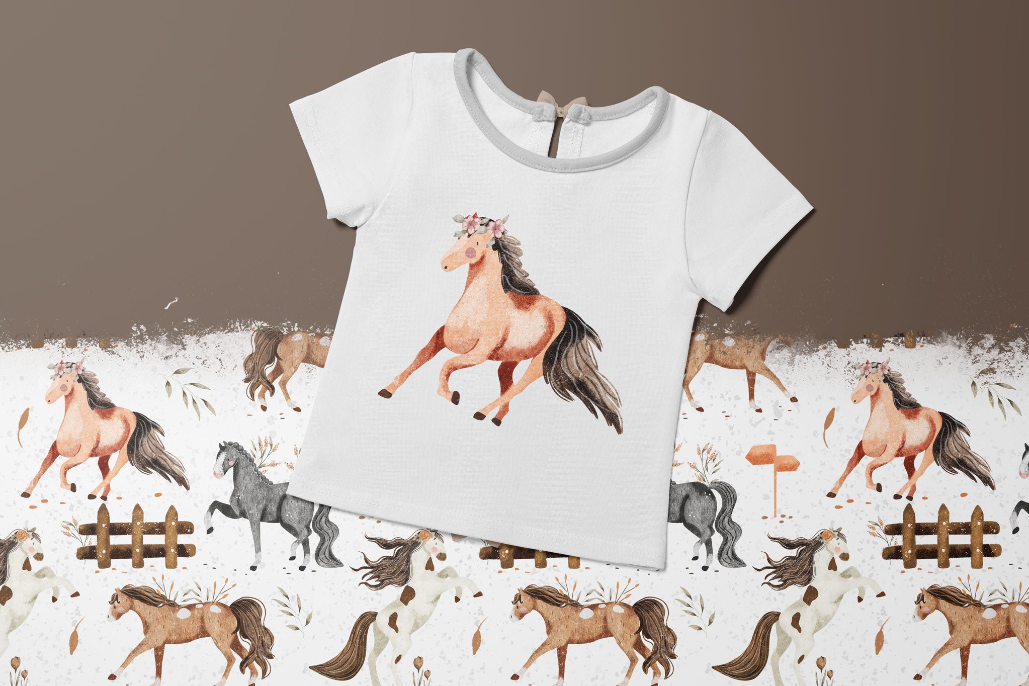 Bügelbild "Trott Collection" Pferd 1