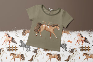 Bügelbild "Trott Collection" Pferd 3
