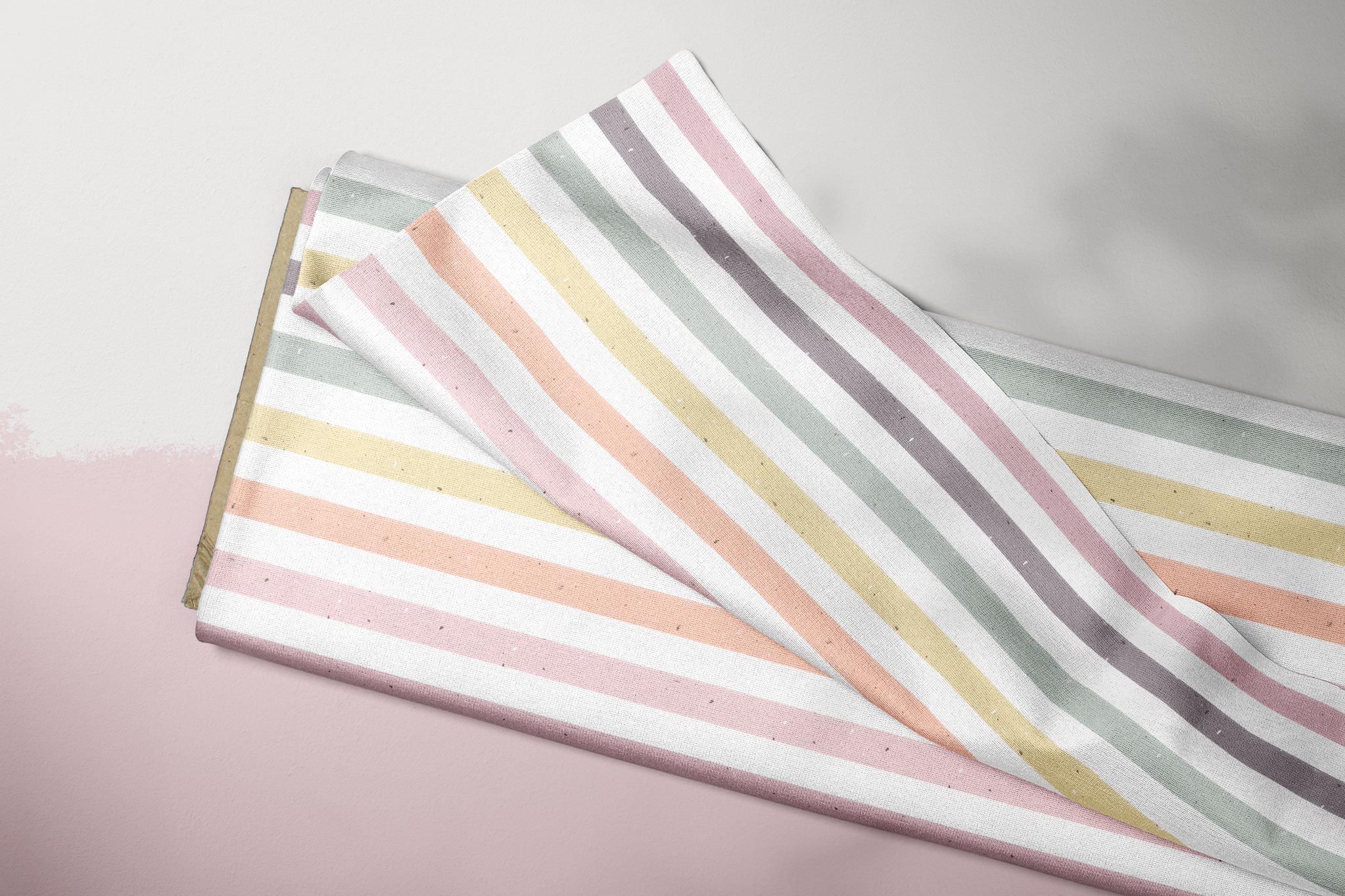 Supersoft Premium Jersey "Regenbogenstreifen" Streifen 0,5