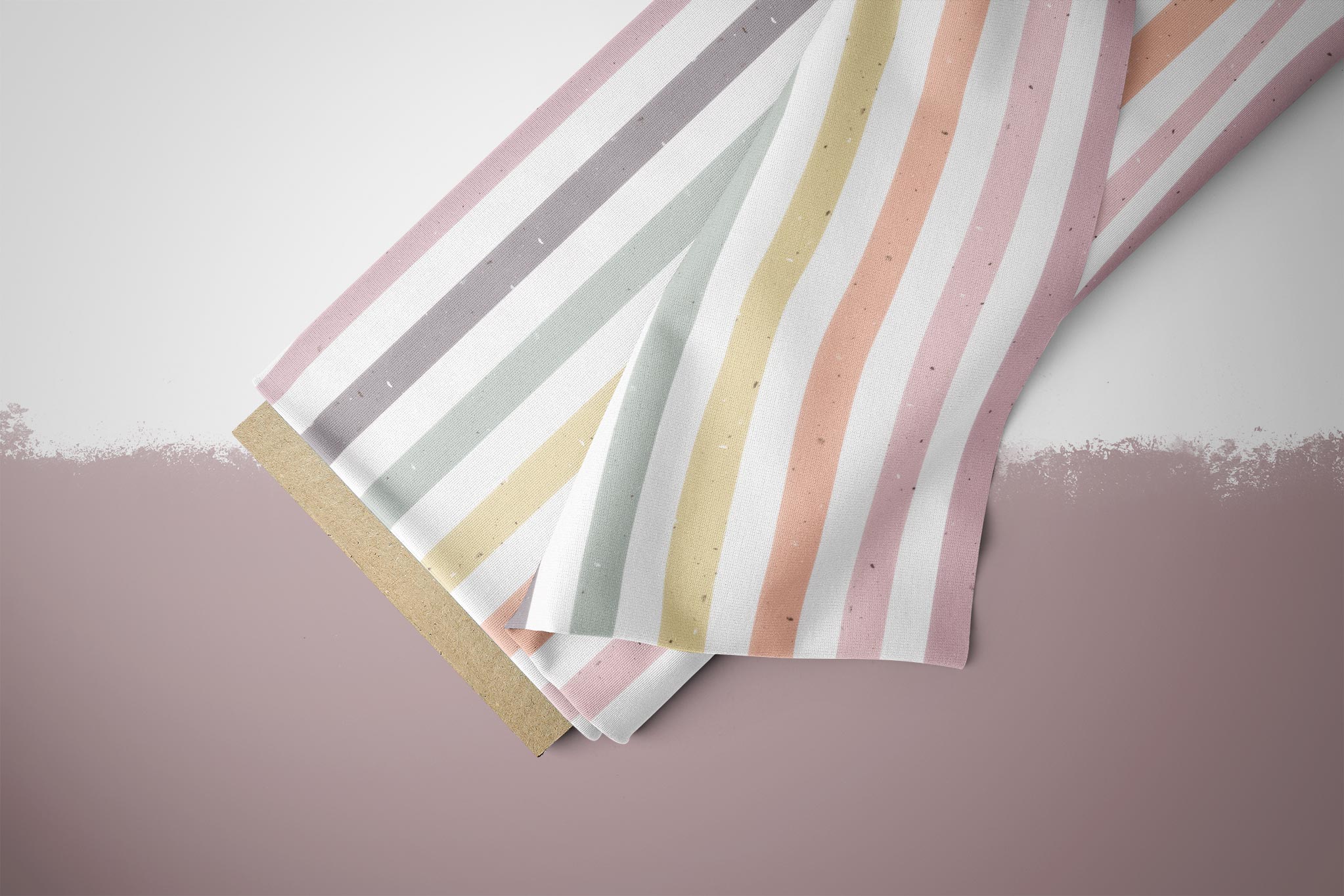 Supersoft Premium Jersey "Regenbogenstreifen" Streifen 0,5