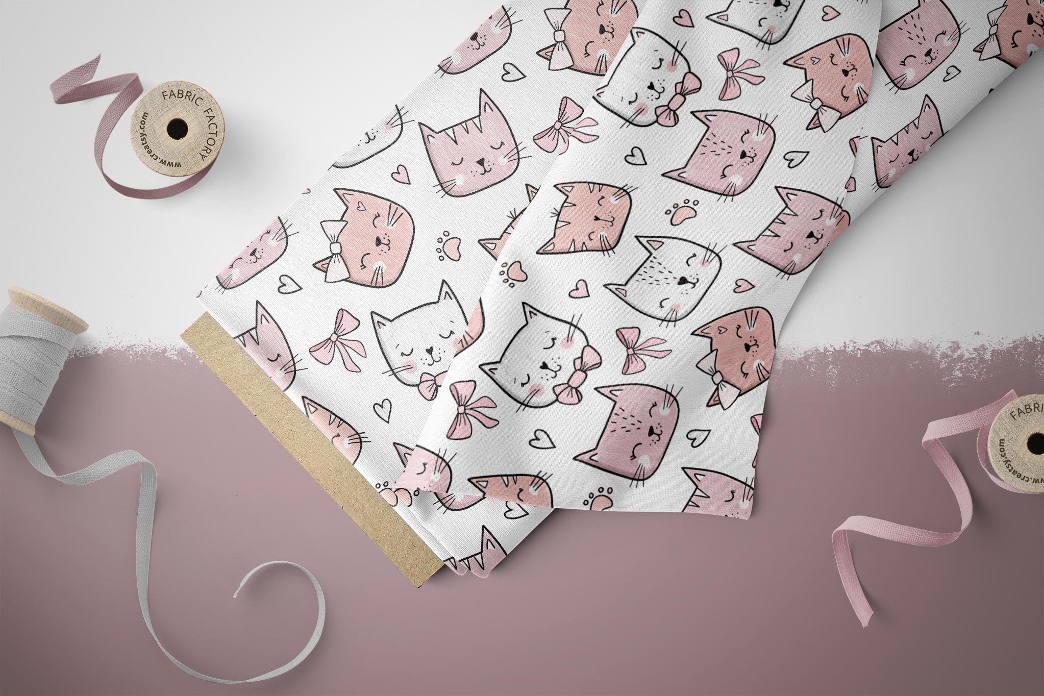 Design "Pink Kitties" 0,5 m