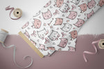 Lade das Bild in den Galerie-Viewer, Design &quot;Pink Kitties&quot; 0,5 m
