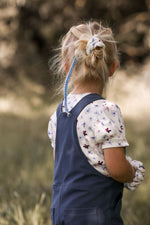 Lade das Bild in den Galerie-Viewer, Premium BIO Ripp Jersey &quot;Wildflower Fields&quot; Ditzy Floral white 0,5 m
