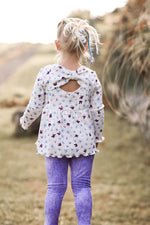 Lade das Bild in den Galerie-Viewer, Premium BIO Ripp Jersey &quot;Wildflower Fields&quot; Ditzy Floral white 0,5 m
