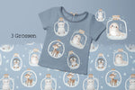 Lade das Bild in den Galerie-Viewer, Bügelbild &quot;Winter Friends Collection&quot;
