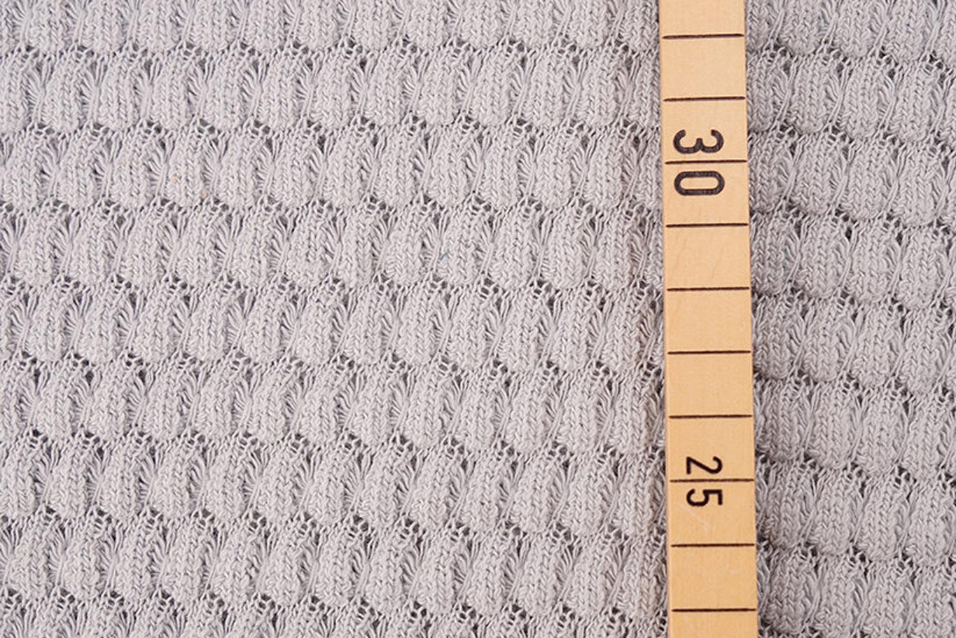 Stoffonkel Bio-Sommerstrick Bubbles grau 0,1 m