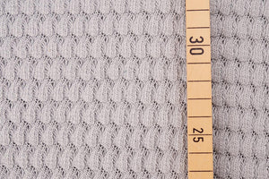 Stoffonkel Bio-Sommerstrick Bubbles grau 0,1 m