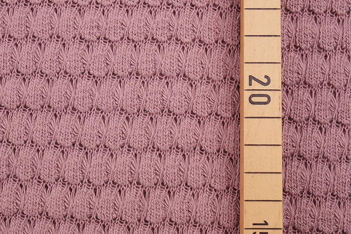 Stoffonkel Bio-Sommerstrick Bubbles woodrose 0,1 m