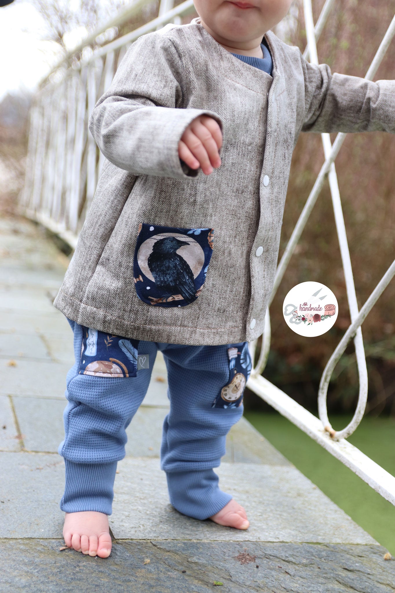Premium BIO Jersey "School of Magic" Love midnight 0,5 m