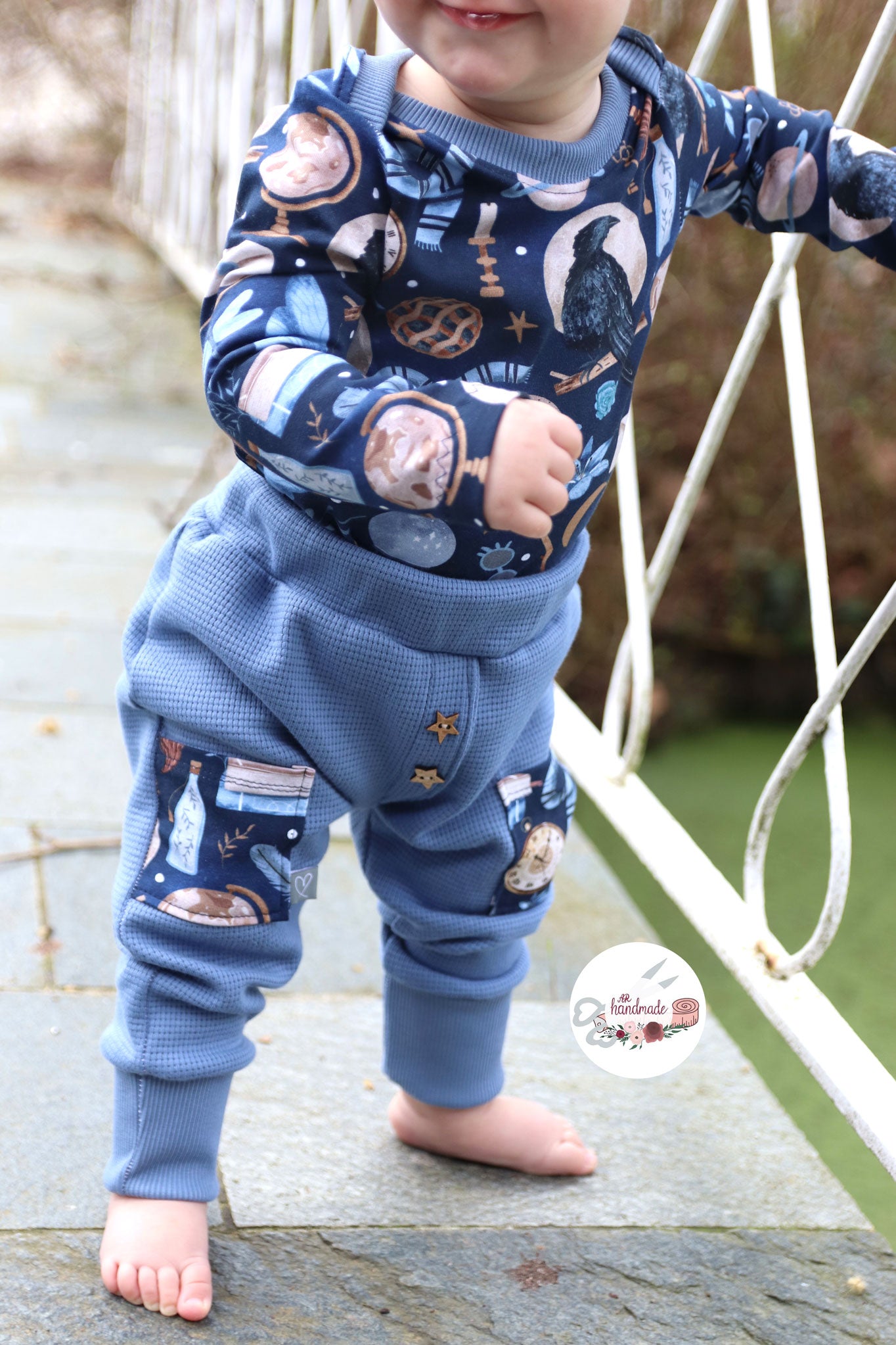Premium BIO Jersey "School of Magic" Love midnight 0,5 m