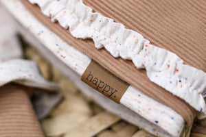 Noppy-Mélange French Terry Confetti weiß 0,1 m ABVERKAUF
