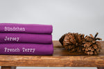 Lade das Bild in den Galerie-Viewer, French Terry Purple 0,5 m
