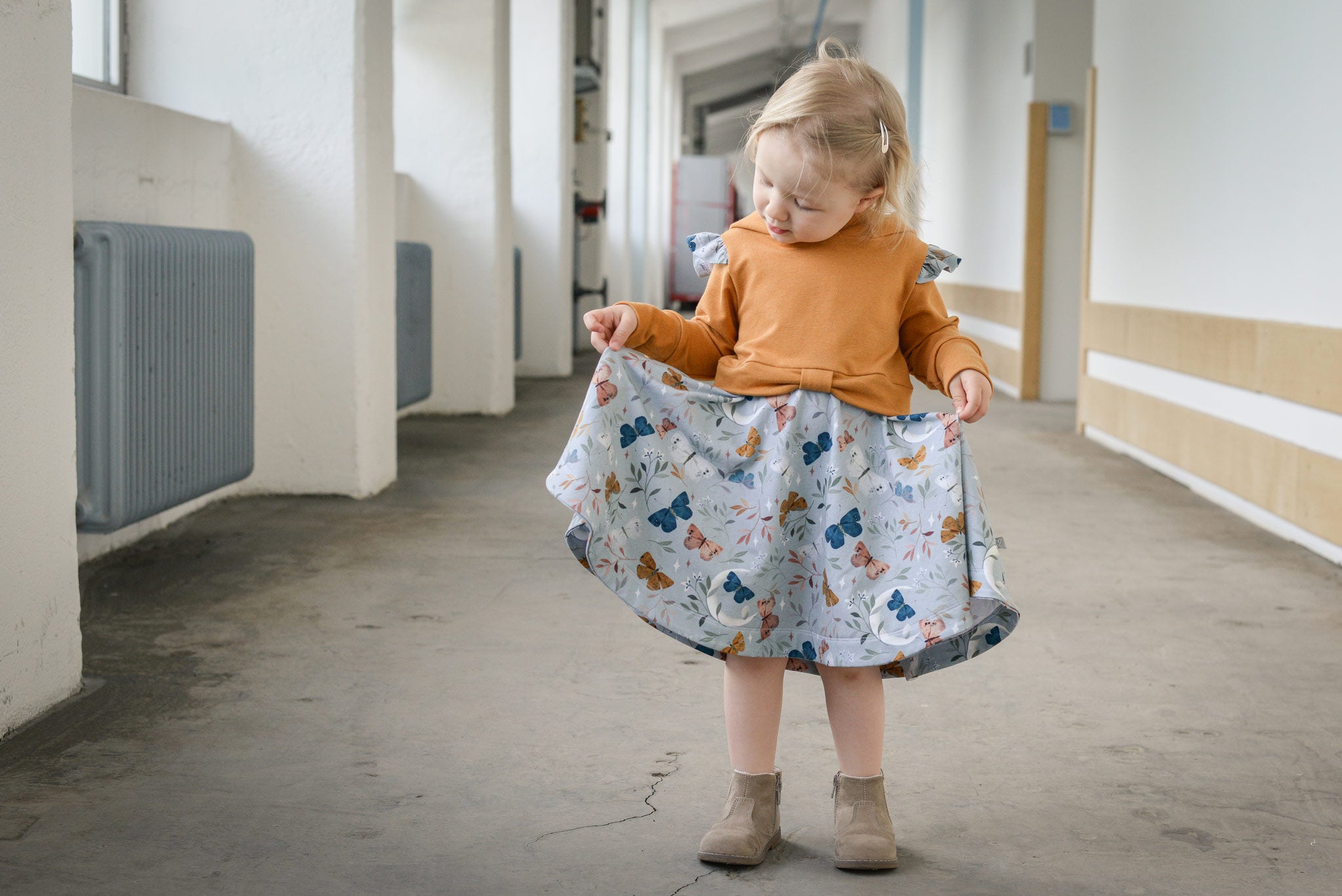 BIO Jersey "Vintage Butterfly" 0,5 m