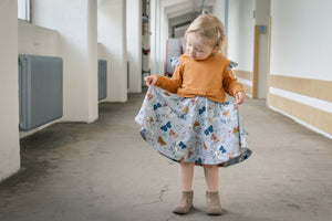 BIO Jersey "Vintage Butterfly" 0,5 m